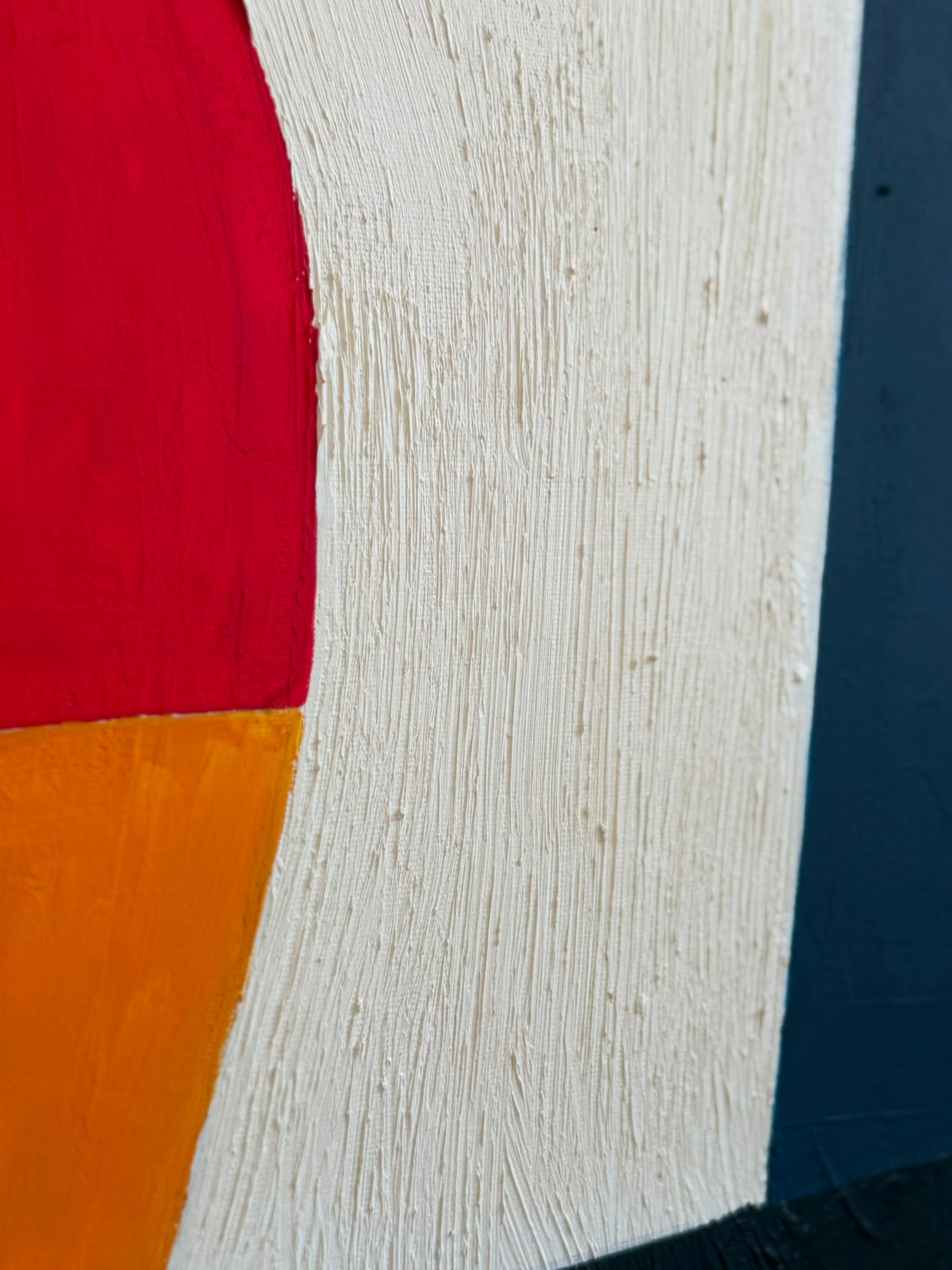 Abstract painting on canvas multocolored - MONOLITH