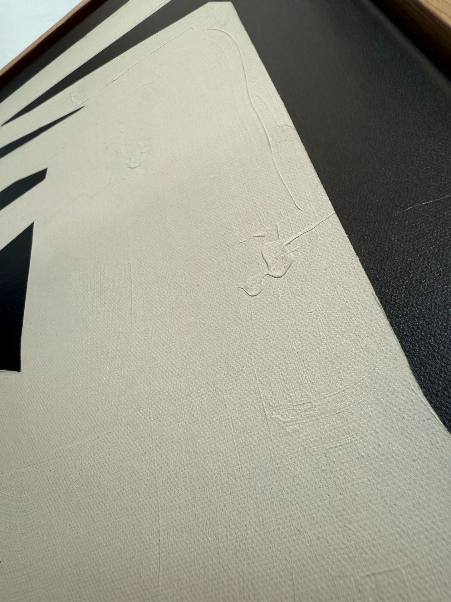 Obraz figuratywno-abstrakcyjny na płótnie w minimalistycznej formie - ODE TO THE APE 1
