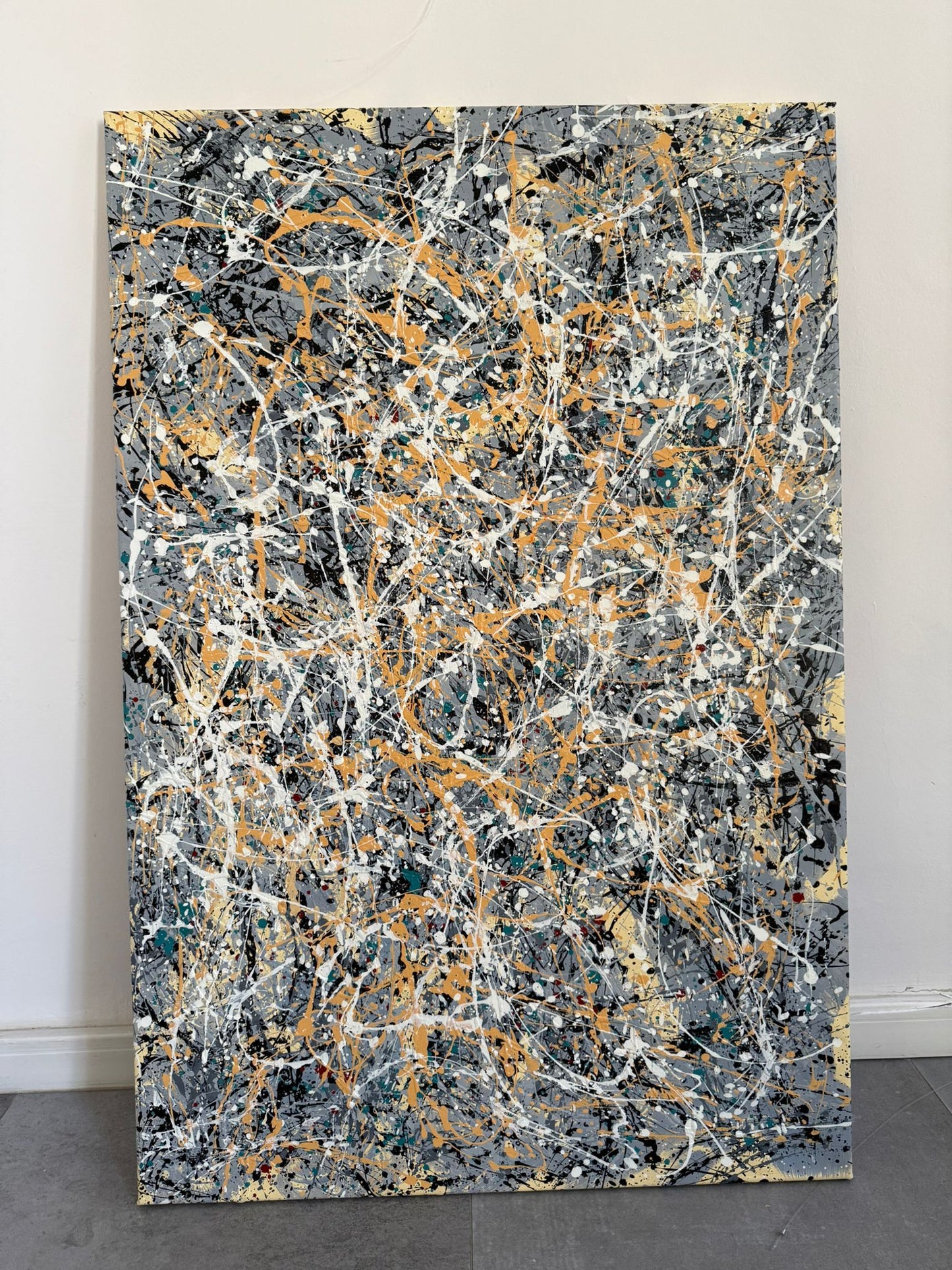 Handgemaltes Leinwandbild – RYTHMS OF THE UNSEEN