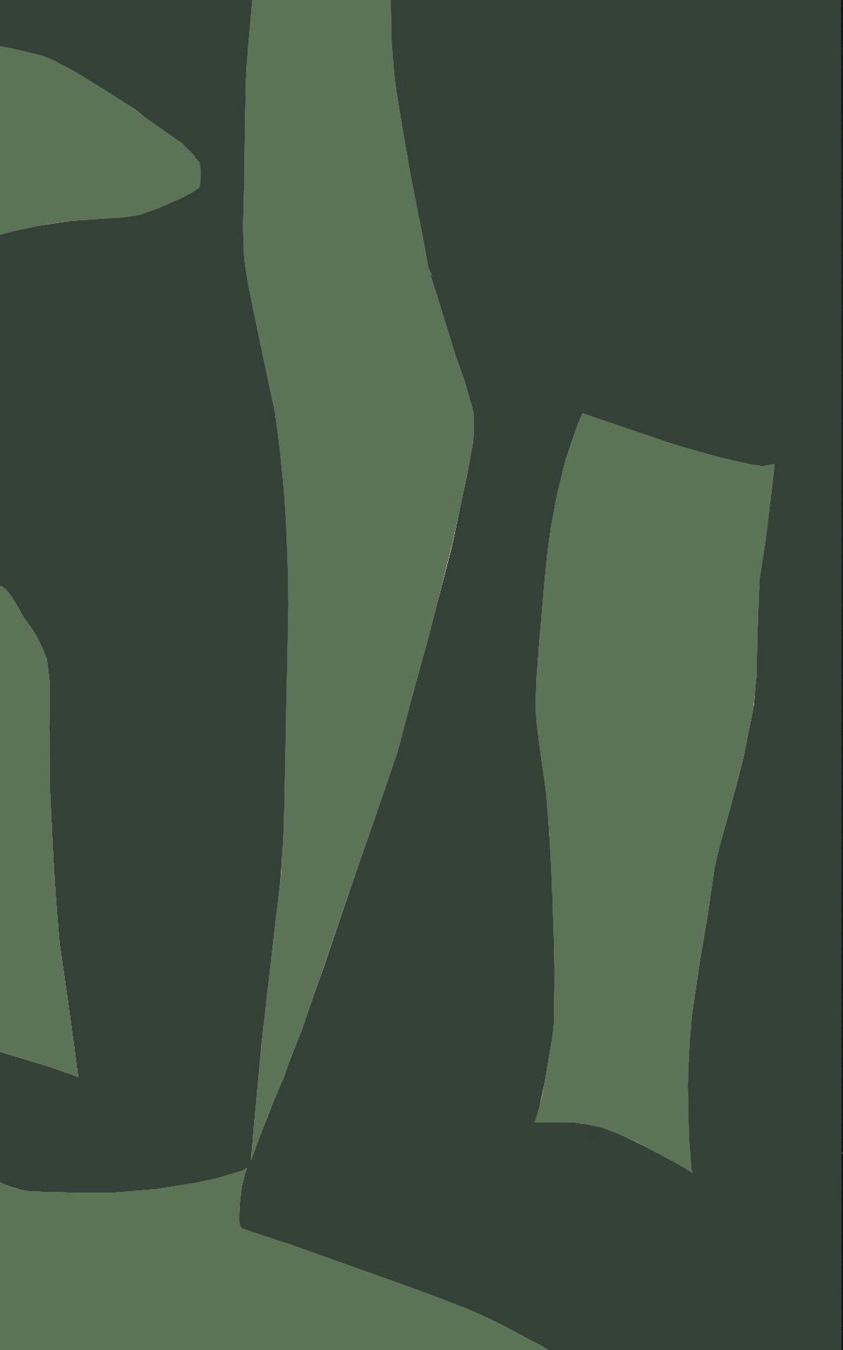 Abstrakter Leinwanddruck in Grün – GREEN TENSION