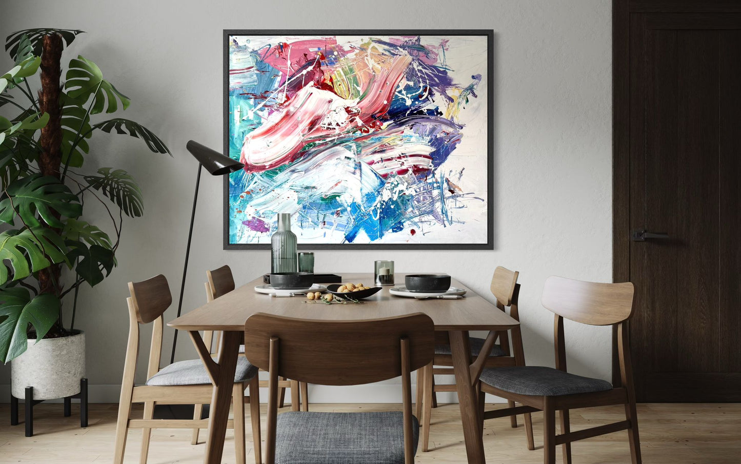 Hand-painted canvas – EXPLOSIVE CALM