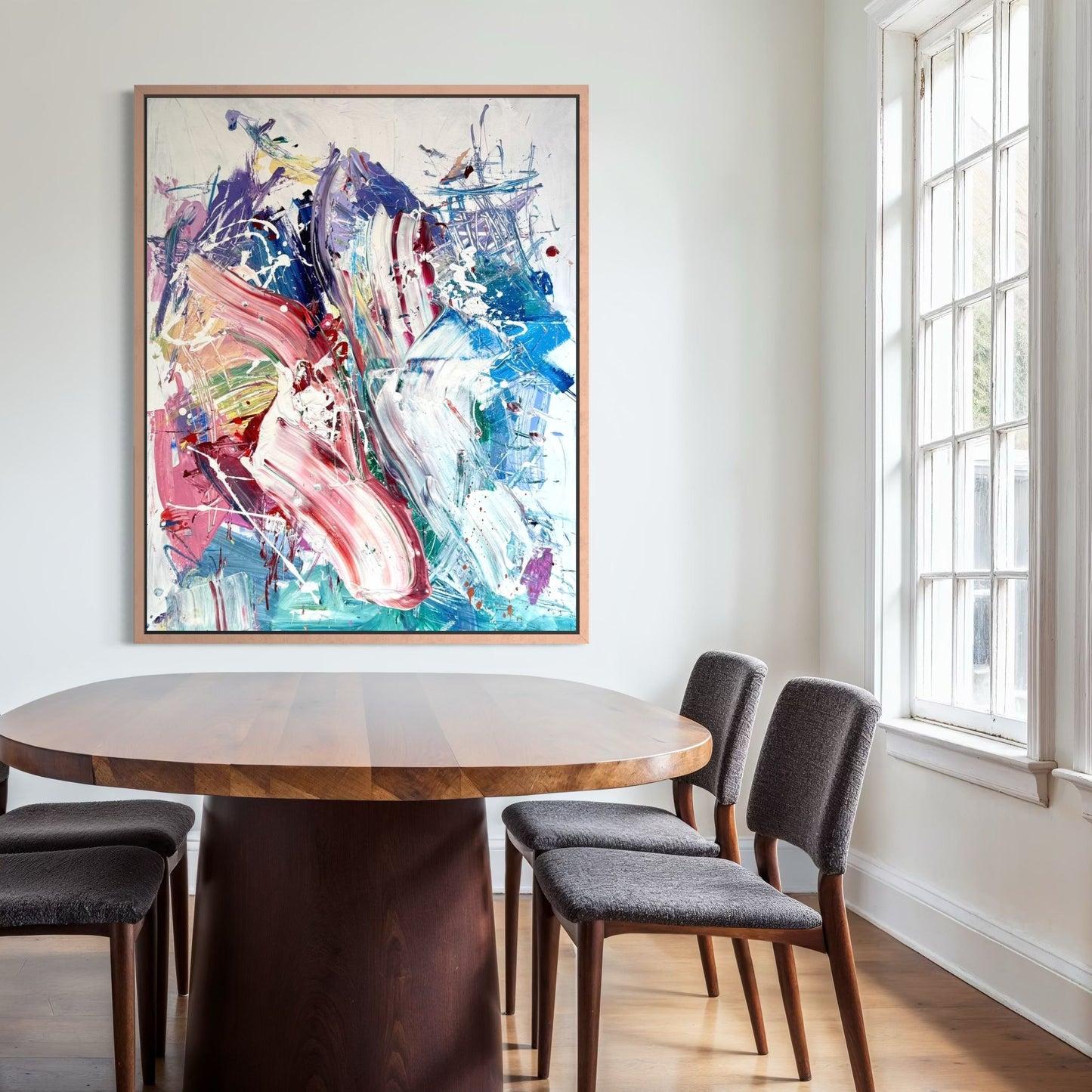 Hand-painted canvas – EXPLOSIVE CALM