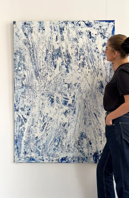 Obraz malowany na płótnie - ECHO OF WHITE