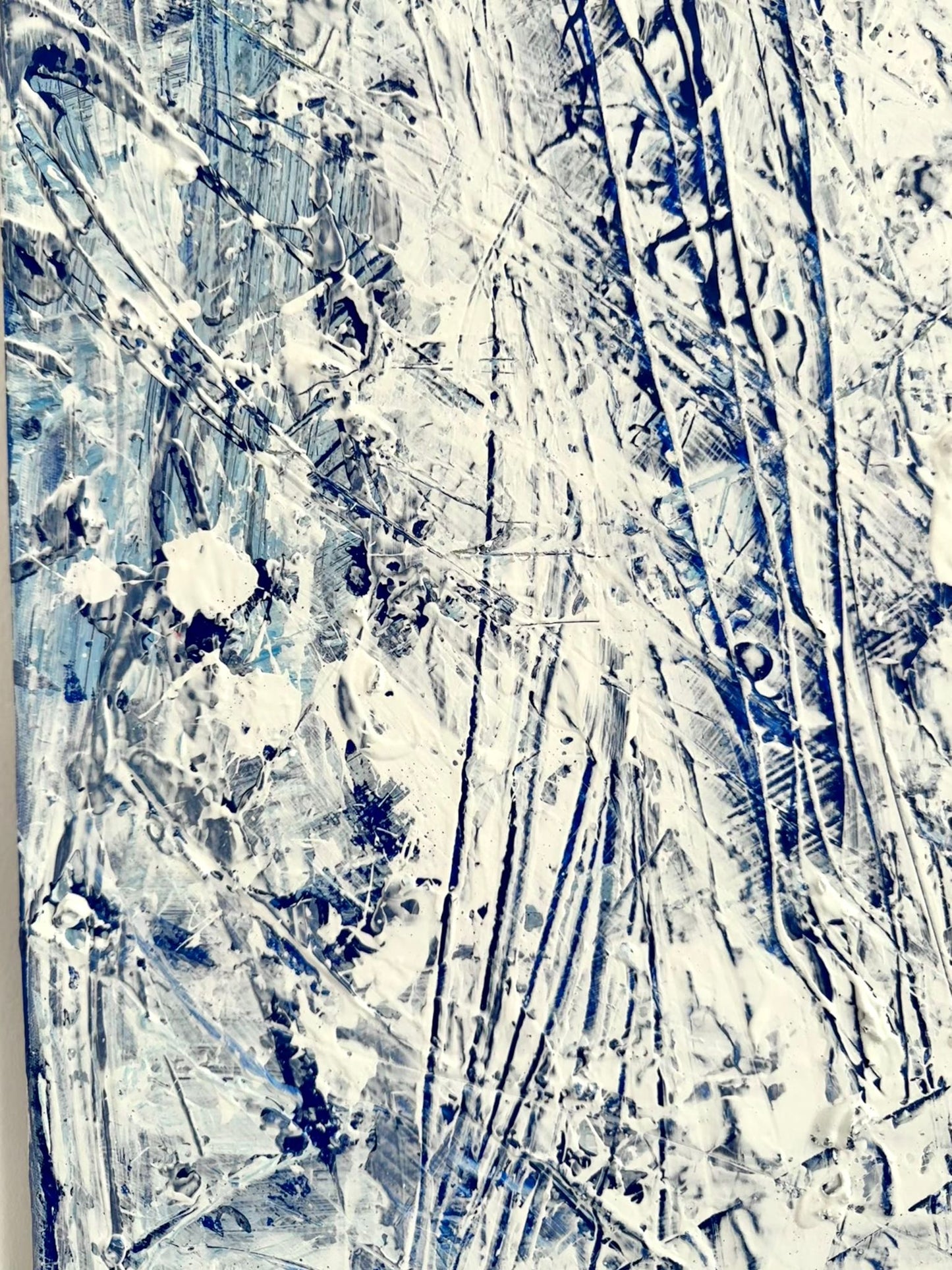 Obraz malowany na płótnie - ECHO OF WHITE