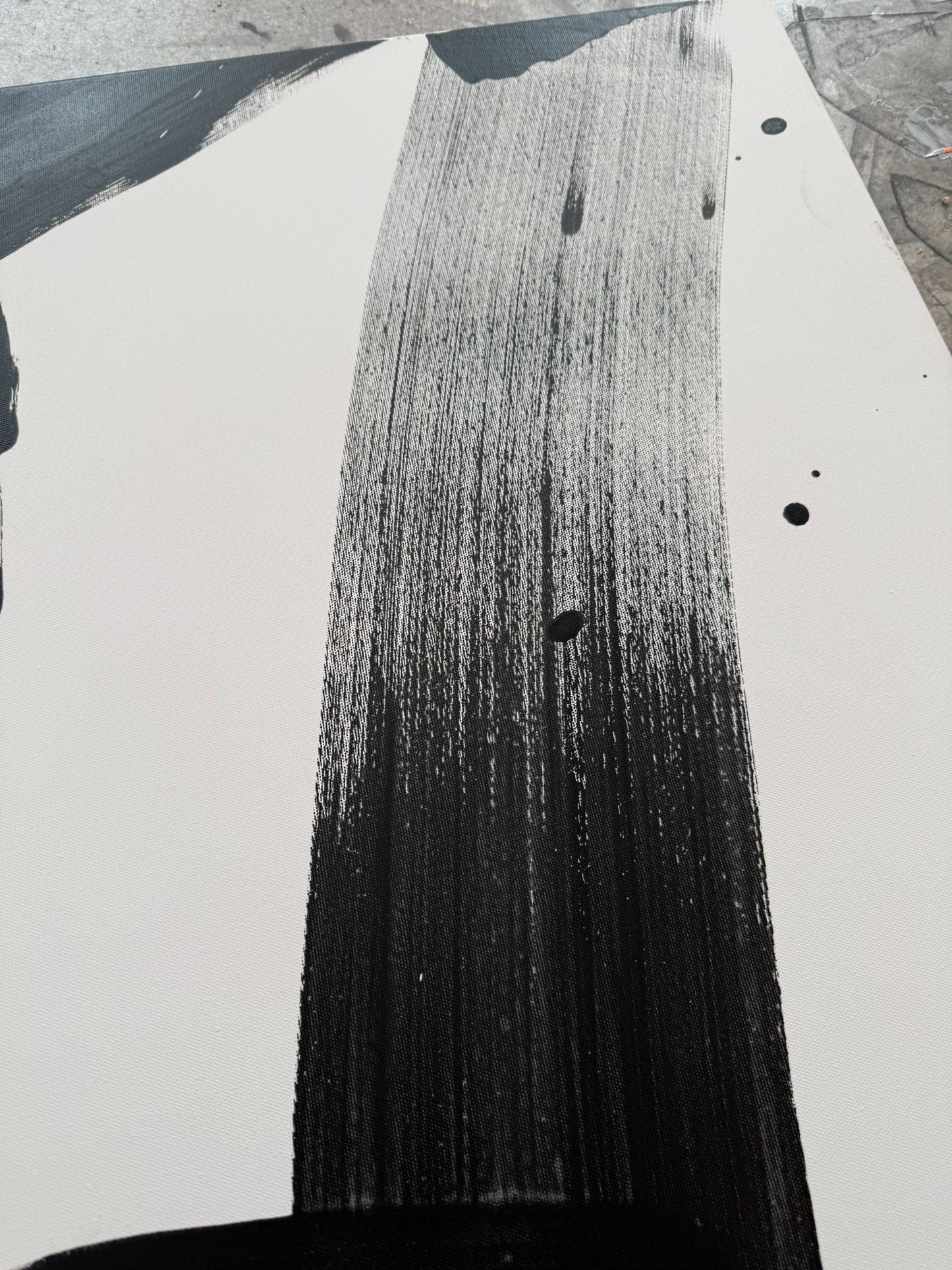 Hand-painted canvas – TRACE