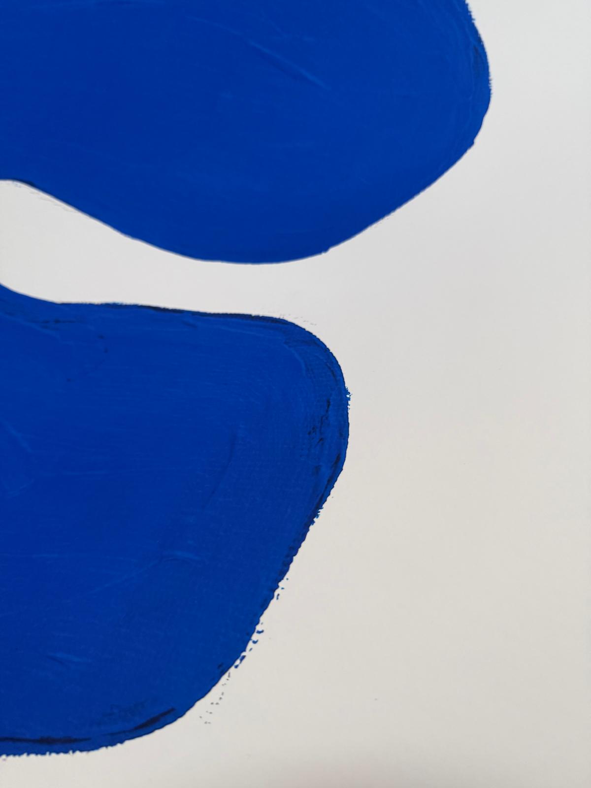 SHAPES IN BLUE - Plakat