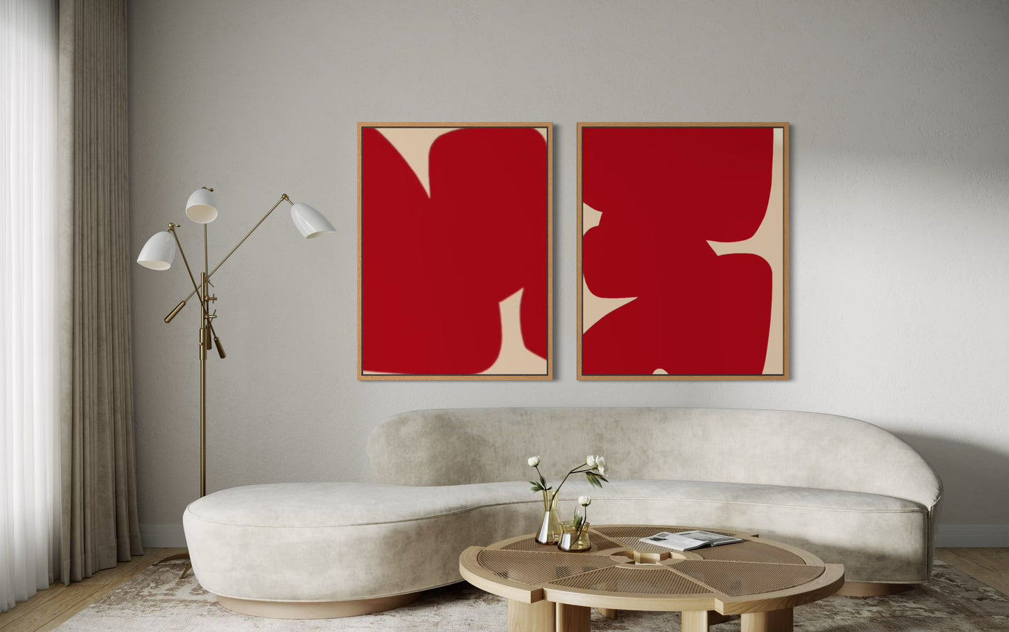 SET 2 - RED SHAPE I, II, III