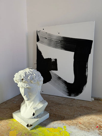 Hand-painted canvas – TRACE