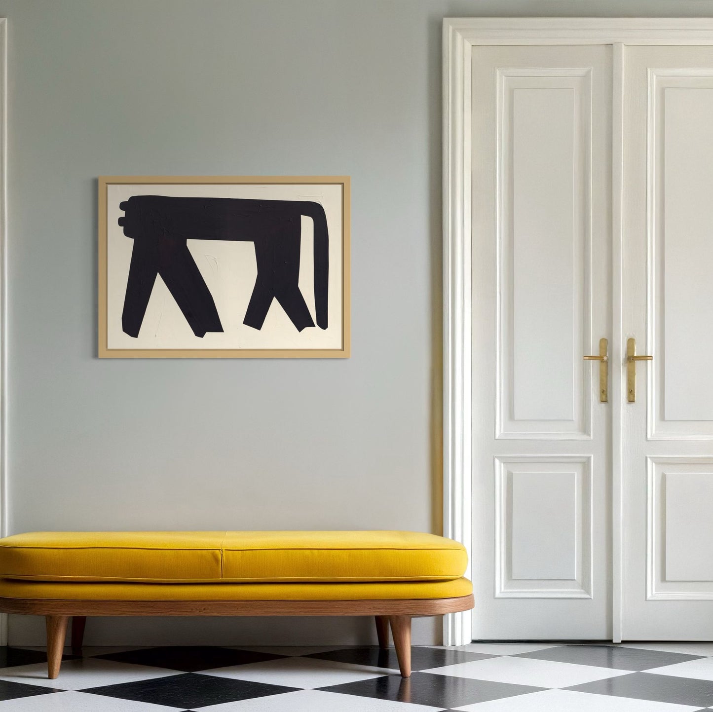 Obraz malowany na płótnie - SHADOW OT THE PANTHER'S GRACE 2