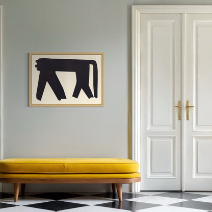 Obraz malowany na płótnie - SHADOW OT THE PANTHER'S GRACE 2