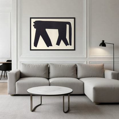 Obraz malowany na płótnie - SHADOW OT THE PANTHER'S GRACE 2