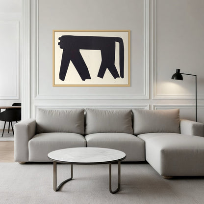 Obraz malowany na płótnie - SHADOW OT THE PANTHER'S GRACE 2