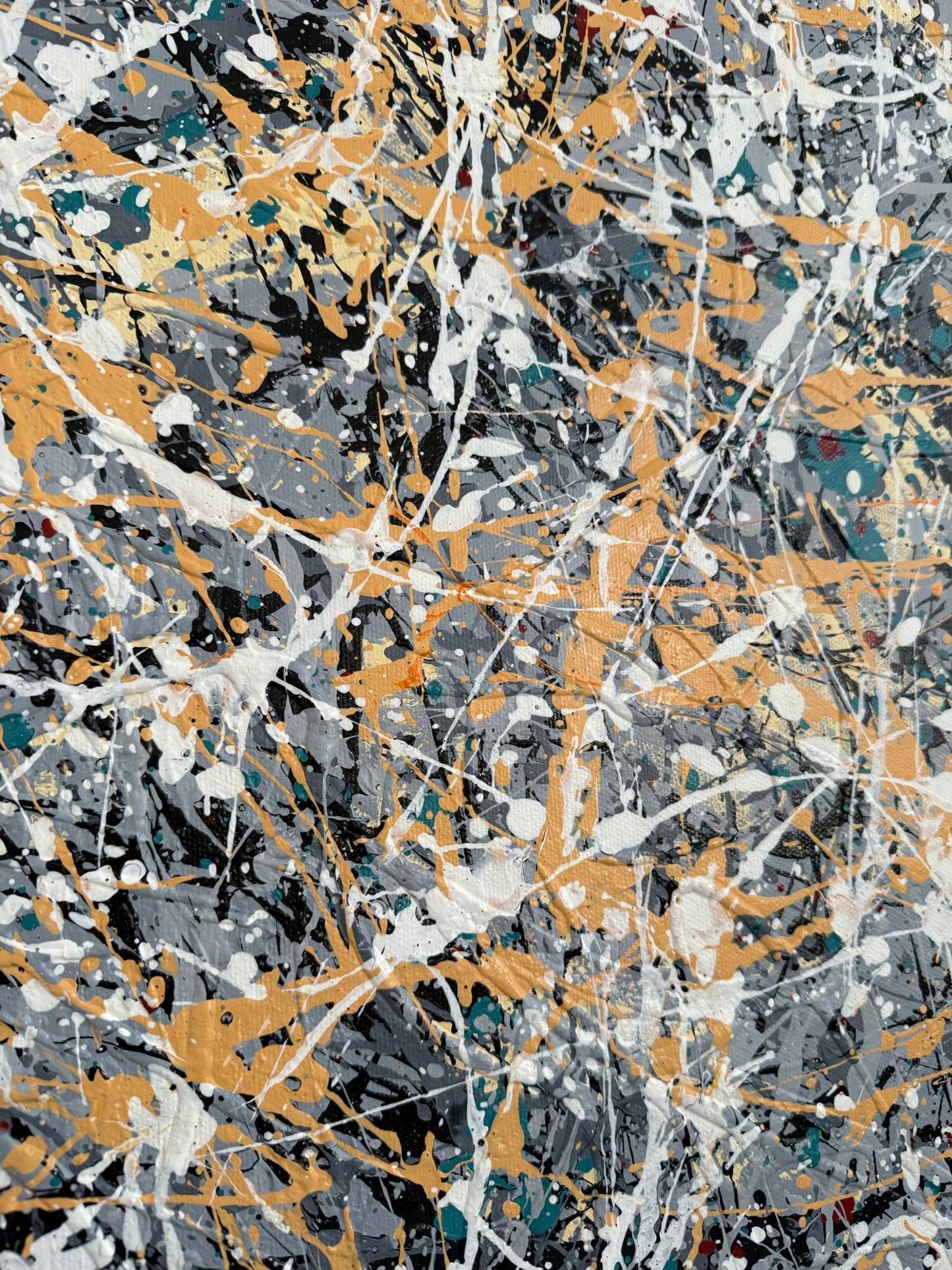 Hand-painted canvas – RYTHMS OF THE UNSEEN