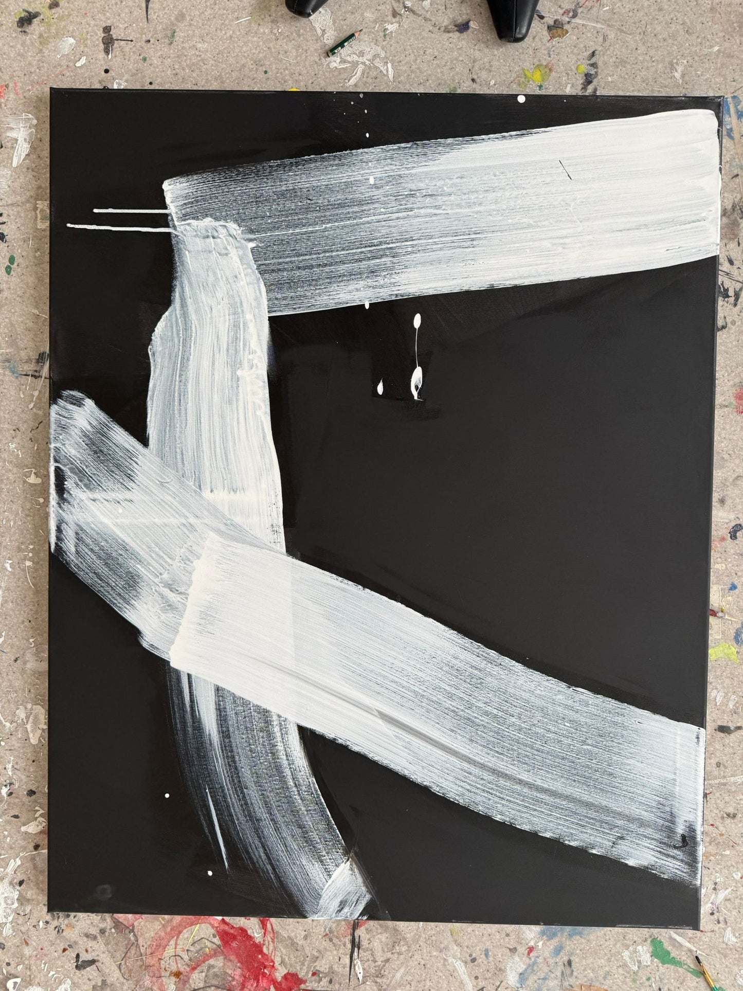 Handgemaltes Leinwandbild – SILENT MOTION