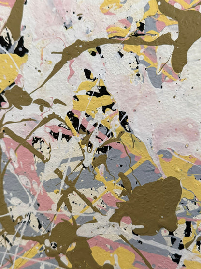 Hand-painted canvas – VIBRANT WHISPERS